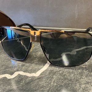 Spy Cloverdale Gold Framed Sunglasses with Gray Lenses